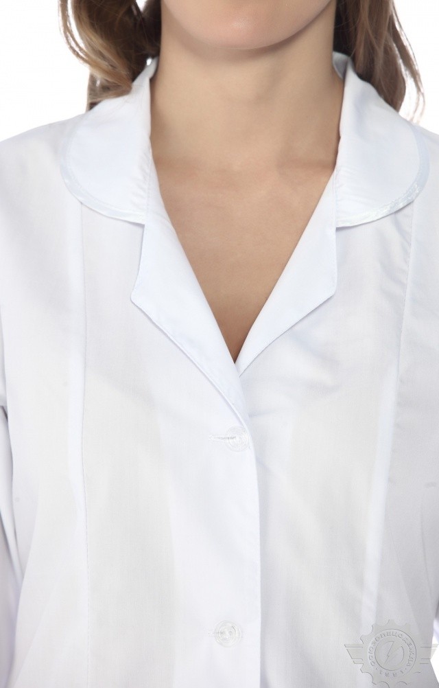 65776 Халат "Татьяна" белый  Медицинская одежда  размер 48/170-176 Спецодежда  - Вид №4