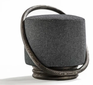 Porada Пуф из круглой ткани с обивкой Twenty