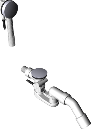 Канализационная арматура  Сифоны для ванн и душевых поддонов  Сифоны для ванн  Не содержит/в комплект не входит: VIEGA 285 357 Модель 6168.45 Santreyd  - Вид №4