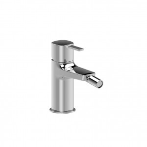 M108F  Смеситель для биде на 1 отверстиевылет 11,6 см ручка ограничитель потока воды до 5 л/мин при 3 бар видимый аэратор подводка с донным клапаном Fantini Rubinetti LAMÉ