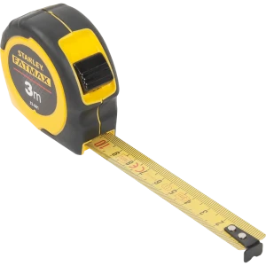 Рулетка Stanley Fatmax двусторонняя шкала 3 м x 16 мм