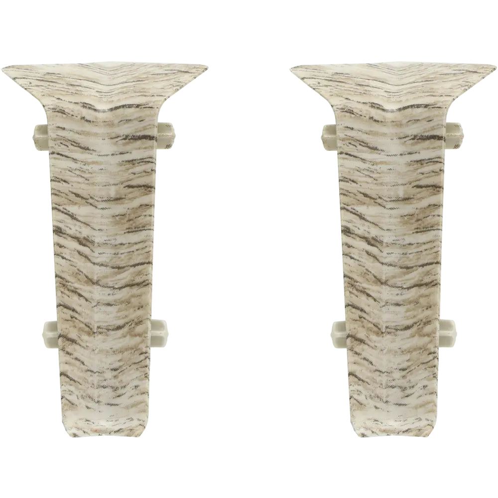 83411557 Угол для плинтуса внутренний Дуб Суматра 80 мм 2 шт. STLM-0892018 Santreyd 