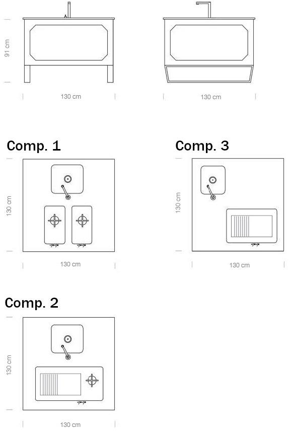 Lgtek Летняя кухня из стали и дерева Window sun-id-1470995 - Вид №5