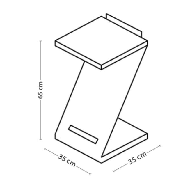 Высокий железный стул Ripa ZZ TOP ARCH-00121234 - Вид №4