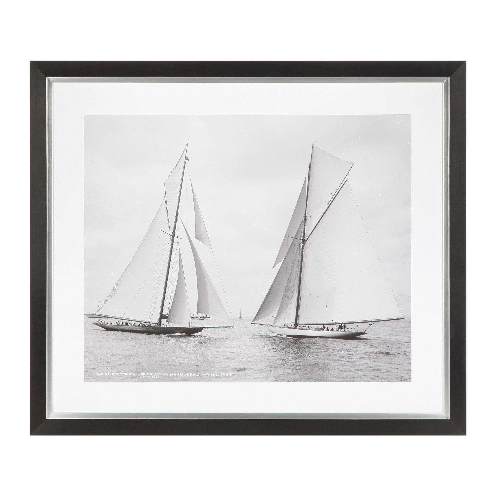 2000983161390 Постер Sailboats Race During Cruise COSMO RED 