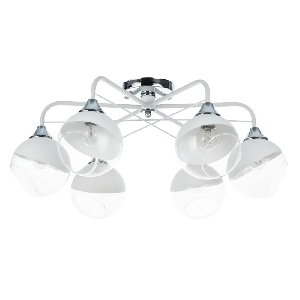 Люстра потолочная Arte Lamp Miram, 6 ламп, 20 м², цвет белый 82717039 STLM-2080166 