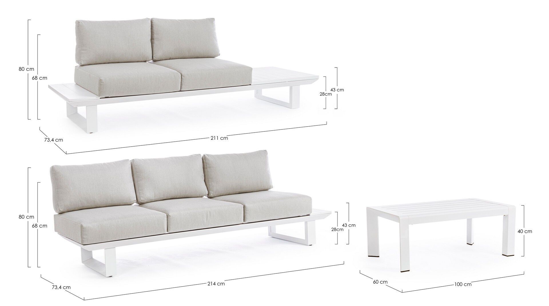Lounge Garden set BIZZOTTO Konnor ARCH-00112415 - Вид №2