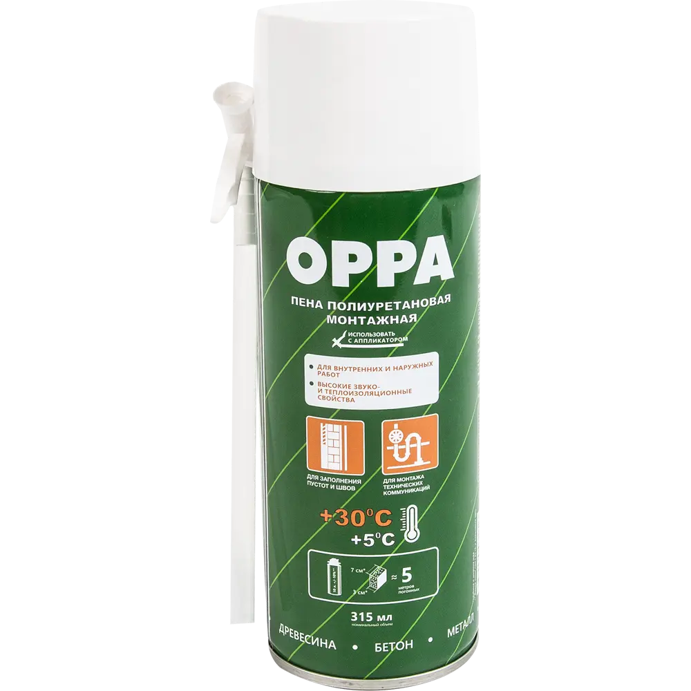 Пена монтажная ручная Oppa летняя 315 мл 82378240 STLM-2127880 
