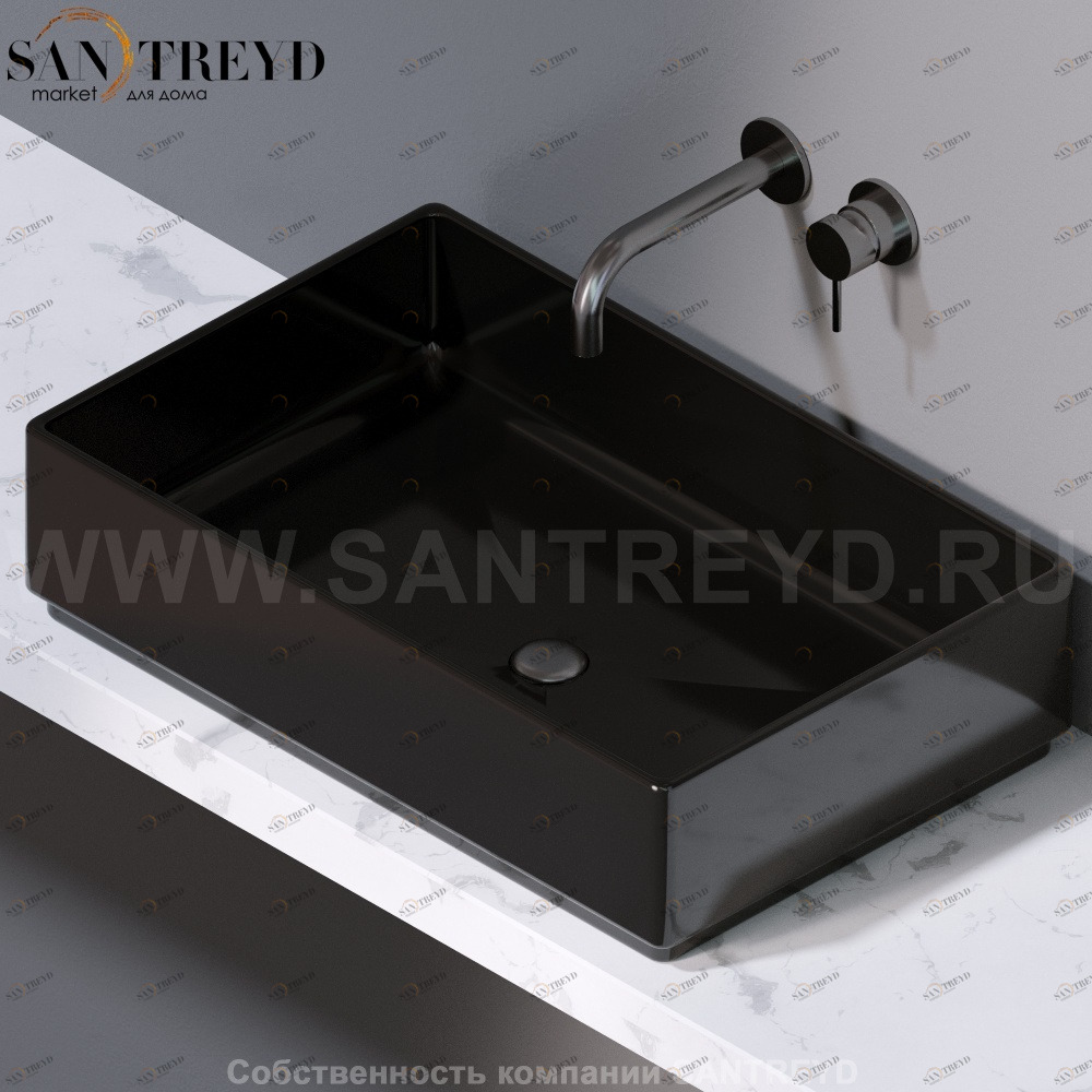 L620104 Накладная раковина на столешницу  прямоугольная A. e T. Italia Fly AeT ITALIA