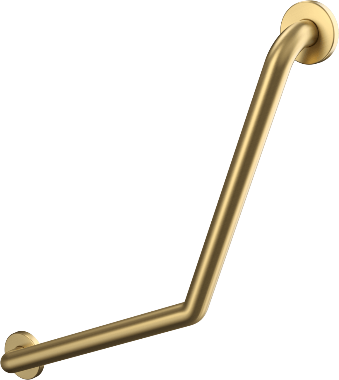 B610-L Поручень из нержавеющей стали, изогнутый на 135°, 2-точечная фиксация