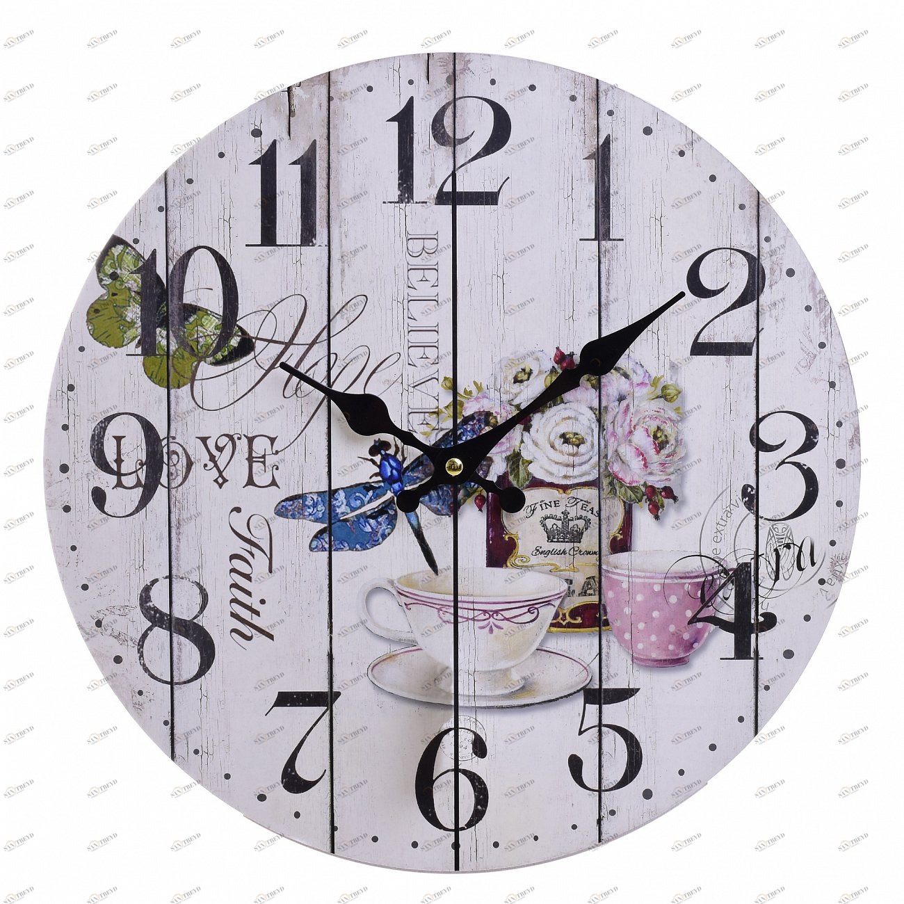 Часы настенные белые Montesilvano TO4ROOMS MONTESILVANO 00-3894295 Белый 