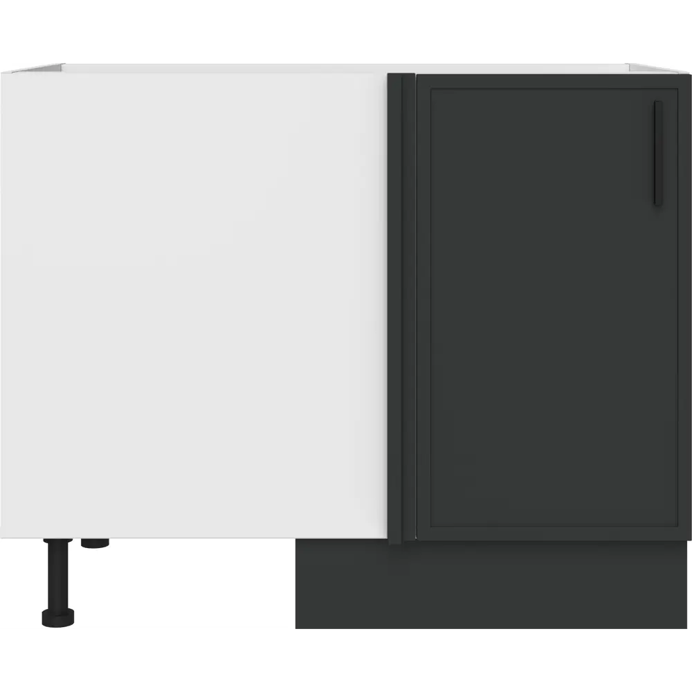DELINIA Угловой кухонный шкаф Неро 100х82.5х58 см графит 86586491 STLM-0070504 - Вид №3