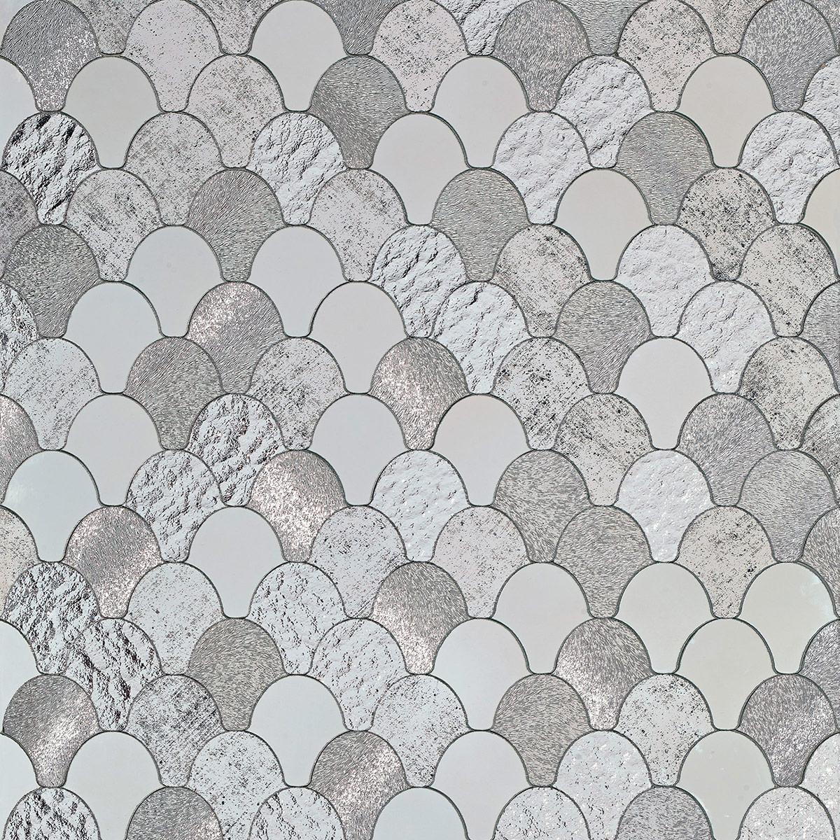 SICIS Bucolico White Per-Grey Vetrite Tile sun-id-1991304 - Вид №27