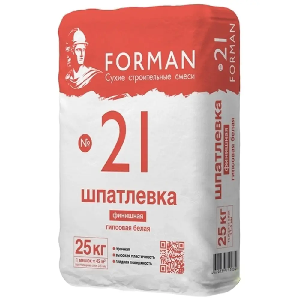Шпаклёвка гипсовая финишная Forman №21 25 кг STLM-2067686