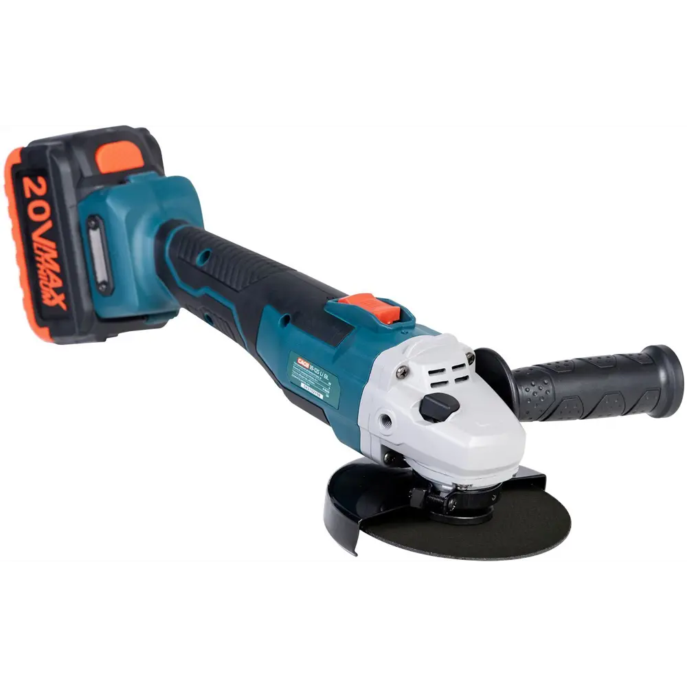 УШМ аккумуляторная бесщеточная Alteco CAGB 18-125 Li BL, 125 мм, 20 В Li-ion 1x4 Ач STLM-2094105 - Вид №5