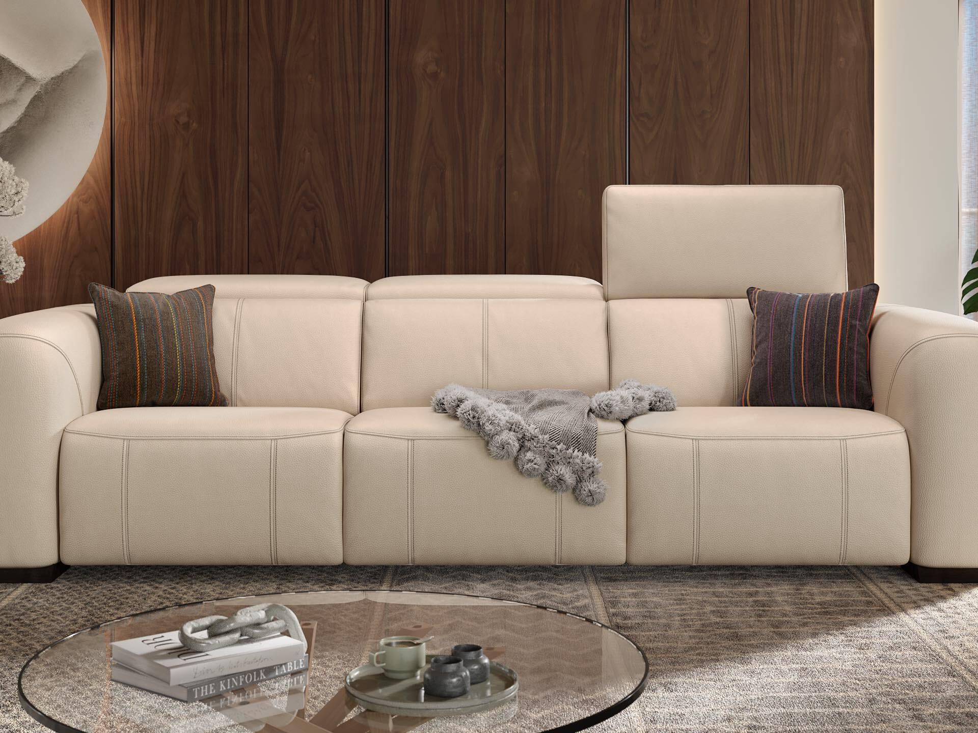 3-местный кожаный диван Sofanella Сорренто ARCH-00099745 - Вид №6