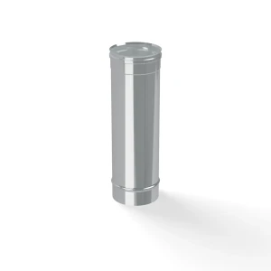 Труба для дымохода Коракс D110 0.5 м нержавеющая сталь 0.5 мм