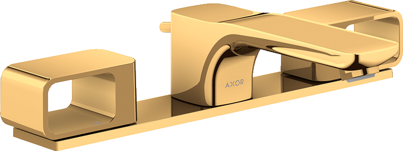 11040990 Смеситель для раковины 50 на 3 отверстия с тарелкой и сливным гарнитуром AXOR URQUIOLA