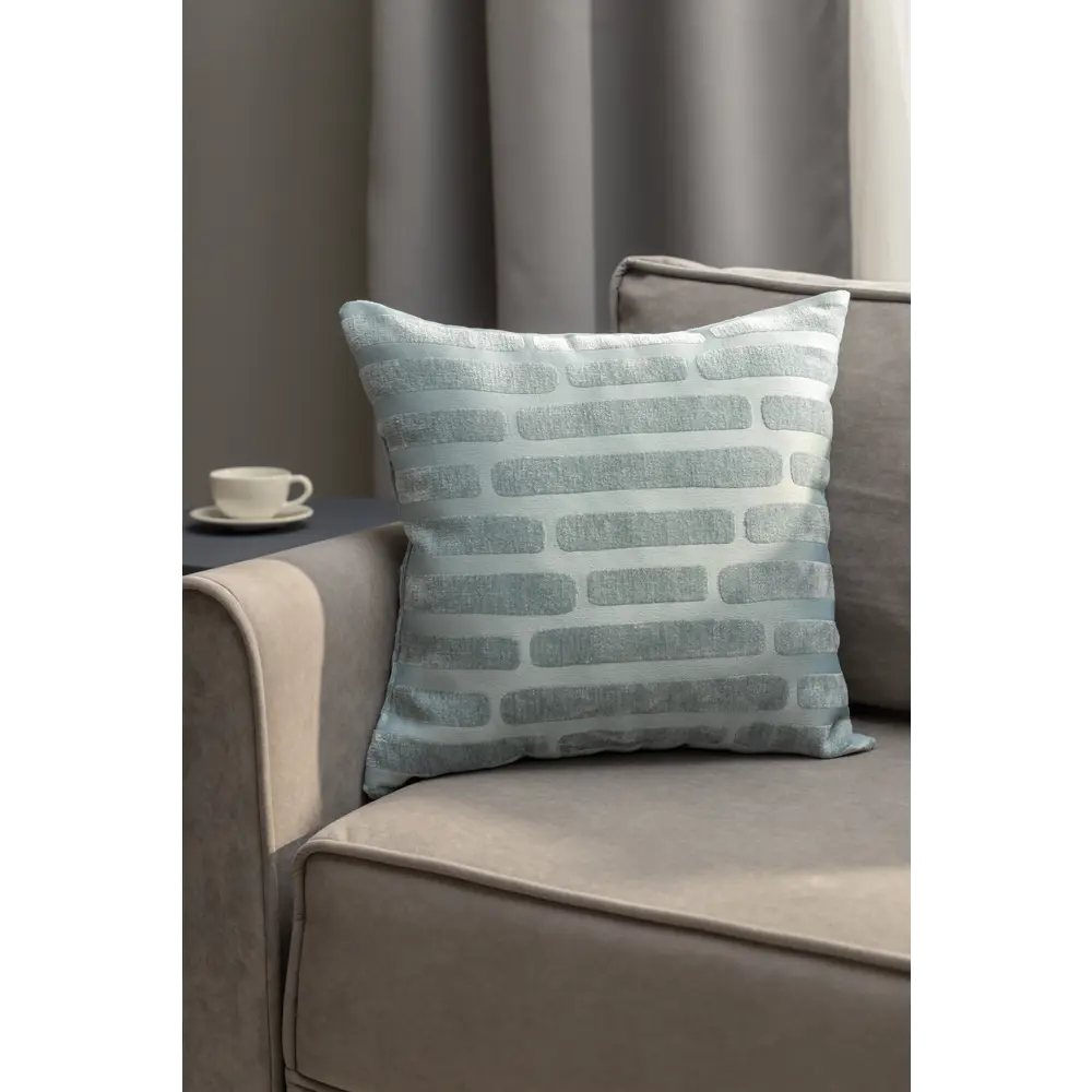 Подушка Seasons Thep 45x45 см вельвет цвет голубой 84391941 STLM-2148720  - Вид №3
