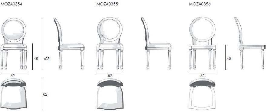Il Giardino di Legno Стул из массива дерева Mozaic Moza0356 - Вид №1