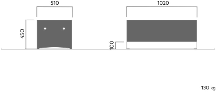 VESTRE Стальная прямоугольная кашпо для общественных мест Via sun-id-1468669 - Вид №4