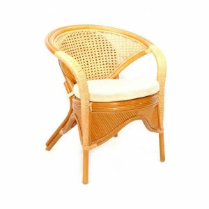 Кресло из ротанга бежевое Rainbow ЭКО ДИЗАЙН CLASSIC RATTAN 129547 Бежевый;коричневый