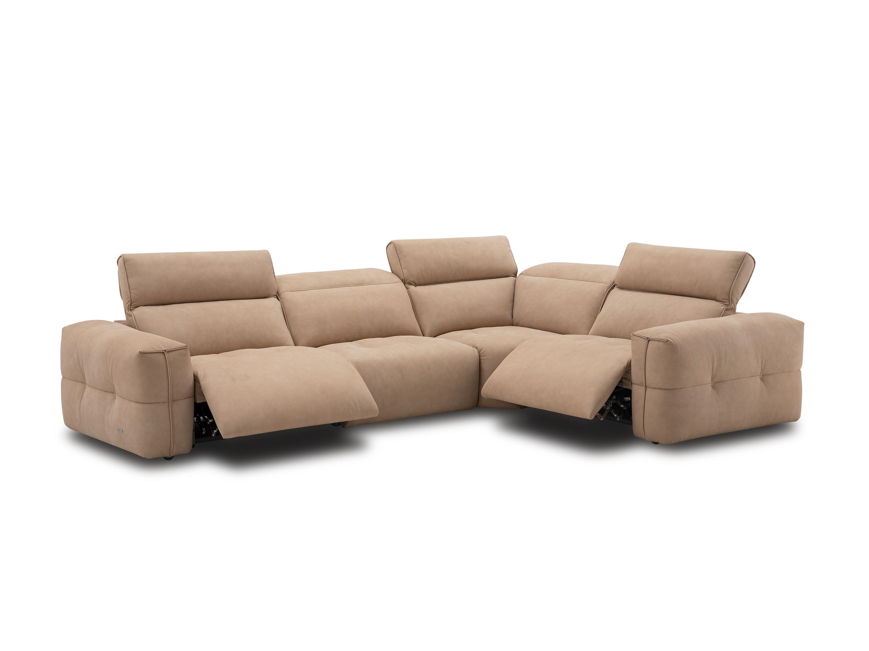 Кожаный угловой диван с электроприводом CAMPO DE' FIORI BLOOM ARCH-00109773 - Вид №3