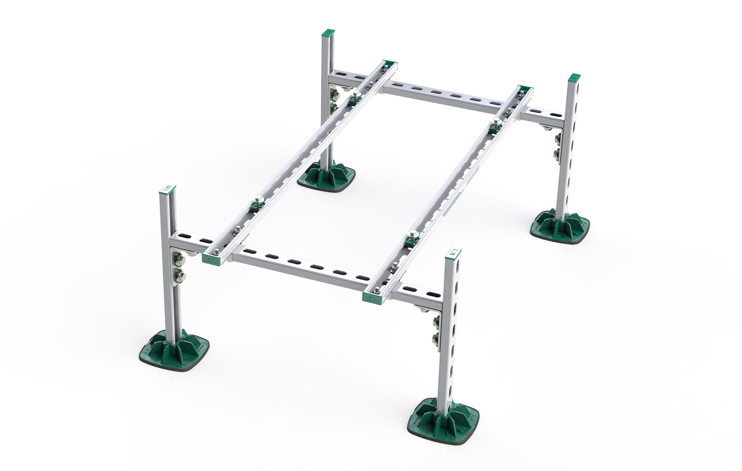 67685532 BIS Yeti® 130 Frame Set для монтажа лёгких конструкций на кровле walraven 