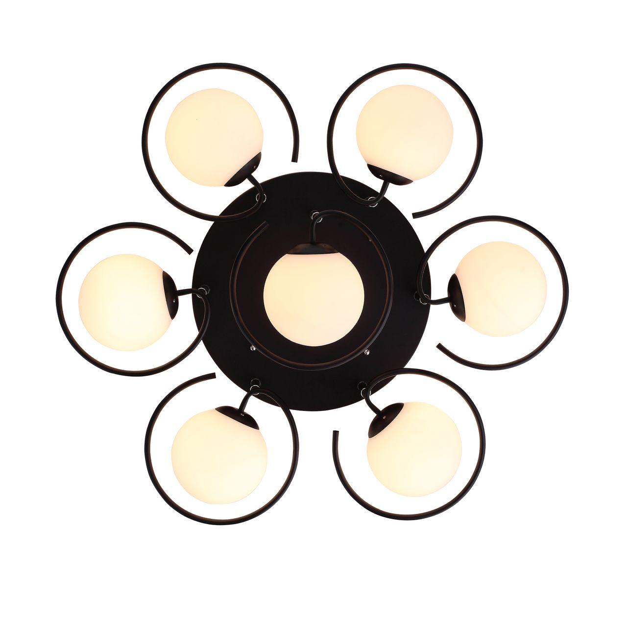Потолочная люстра ST Luce Galio SL418.402.07 ST LUCE ДИЗАЙНЕРСКИЕ, GALIO 328351 Белый;черный  - Вид №2
