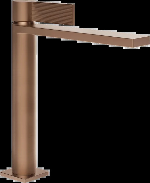 Смеситель для умывальника 73555 708 Gessi Inverso МЕДНЫЙ МАТОВЫЙ PVD