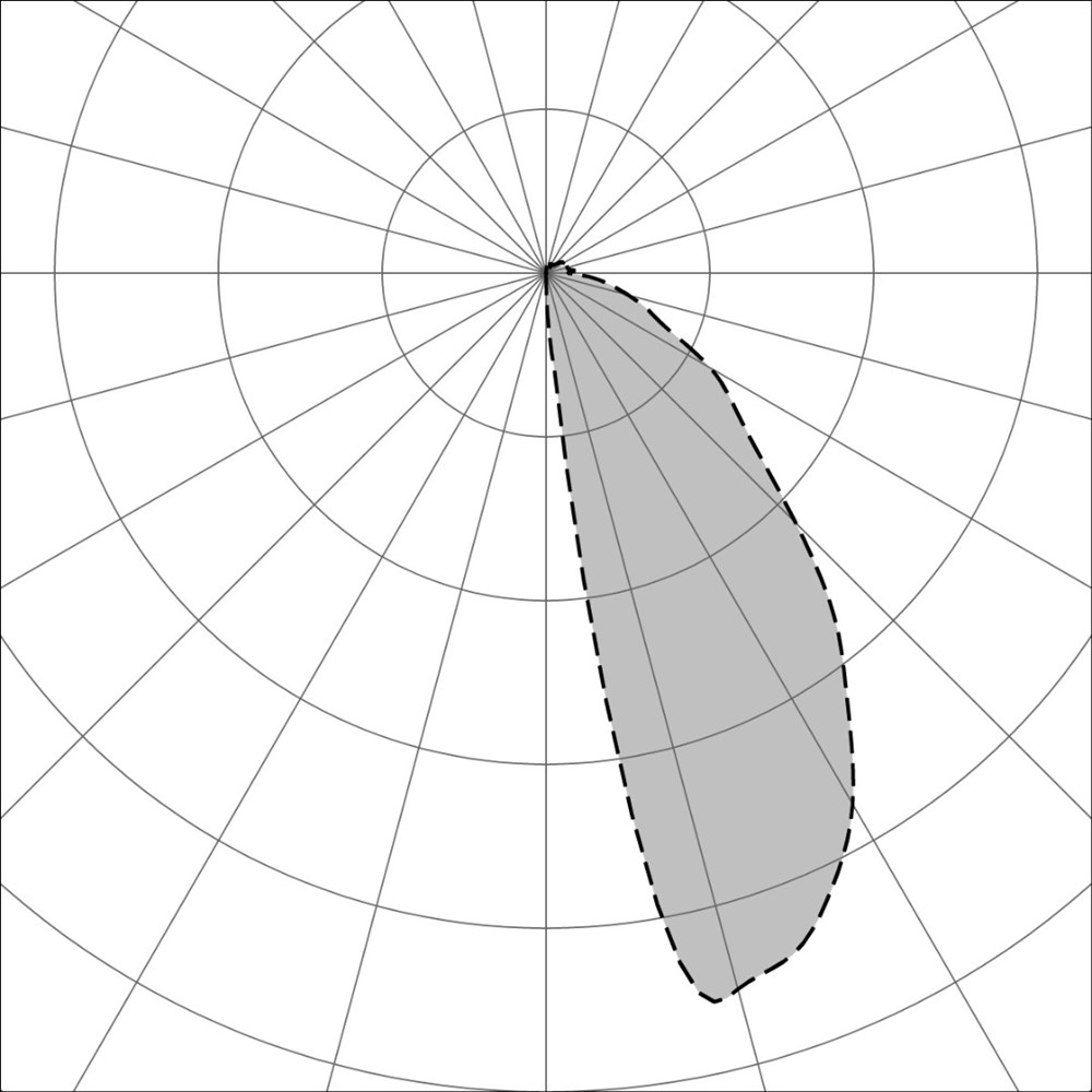 LongVerso Flat R 240x120 Ghidini Verso Flat R SQ .05 Темно-Cерый (Матовый)  - Вид №3