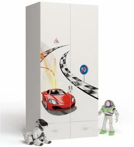 Шкаф ABC-KING 2х дверный Formula белая,