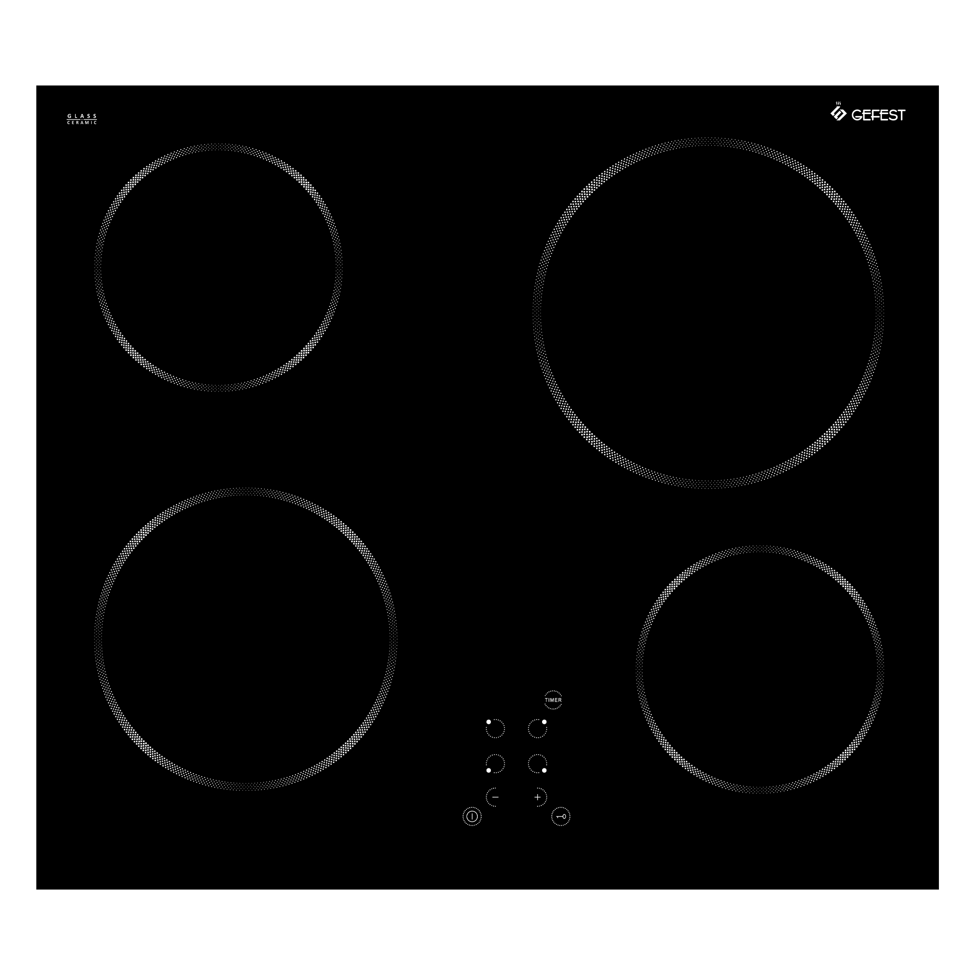 9114575 Электрическая варочная поверхность Gefest ПВЭ 4233 К11 STDN-0132622