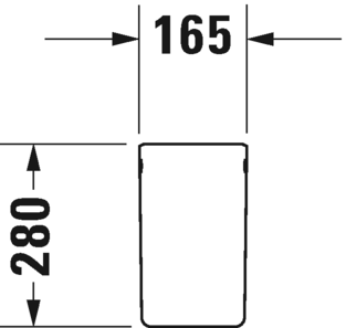 0858410000 Полупьедестал для раковины овальная Duravit ME BY STARCK - Вид №5