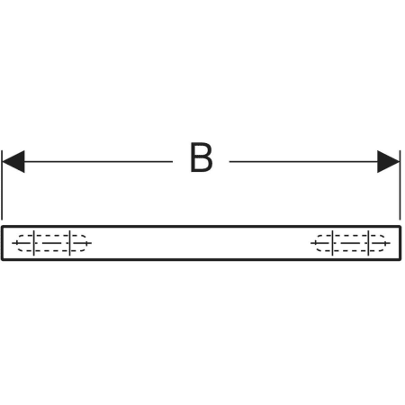 841962000 Настенная полка Geberit iCon Geberit  - Вид №3