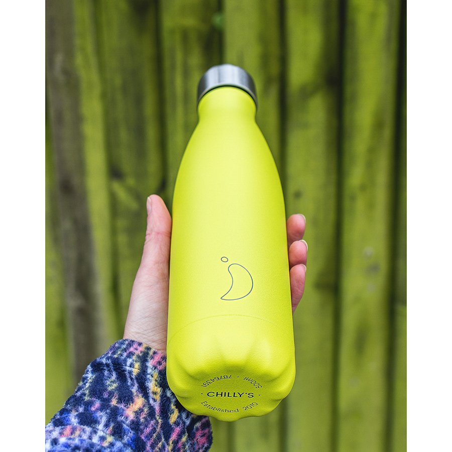 Термос 500 мл желтый Neon Yellow CHILLY'S BOTTLES ДИЗАЙНЕРСКИЕ 00-3948013 Желтый  - Вид №2