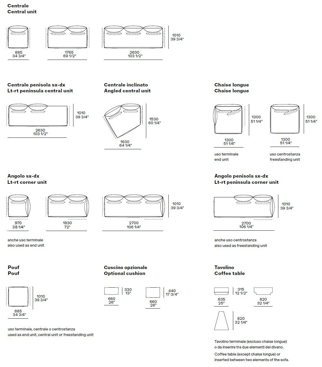 Модульный тканевый диван Poliform JOAN ARCH-00087538 - Вид №3