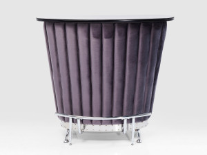 Барный шкаф с тканевым покрытием