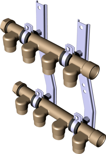 133 351 Модель 2005 Трубопроводные системы  Pexfit Pro  Коллекторы Santreyd  - Вид №3