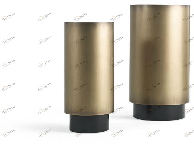 Gianfranco Ferré Home Круглый журнальный столик из лакированного металла sun-id-1401754