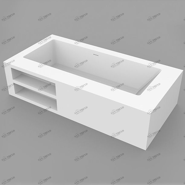 Dimasi Ванна прямоугольная отдельностоящая 2000x1000 Ivory Library A белая ILTA310200