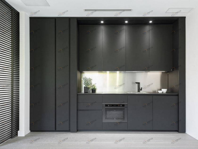 Floritelli Cucine Скрытая кухня из fenix-ntm® Ghost system sun-id-1375123