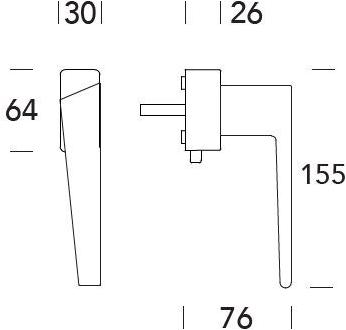 Reguitti Оконная ручка Zamak dk на розе Wonder A113dkq7550 - Вид №1