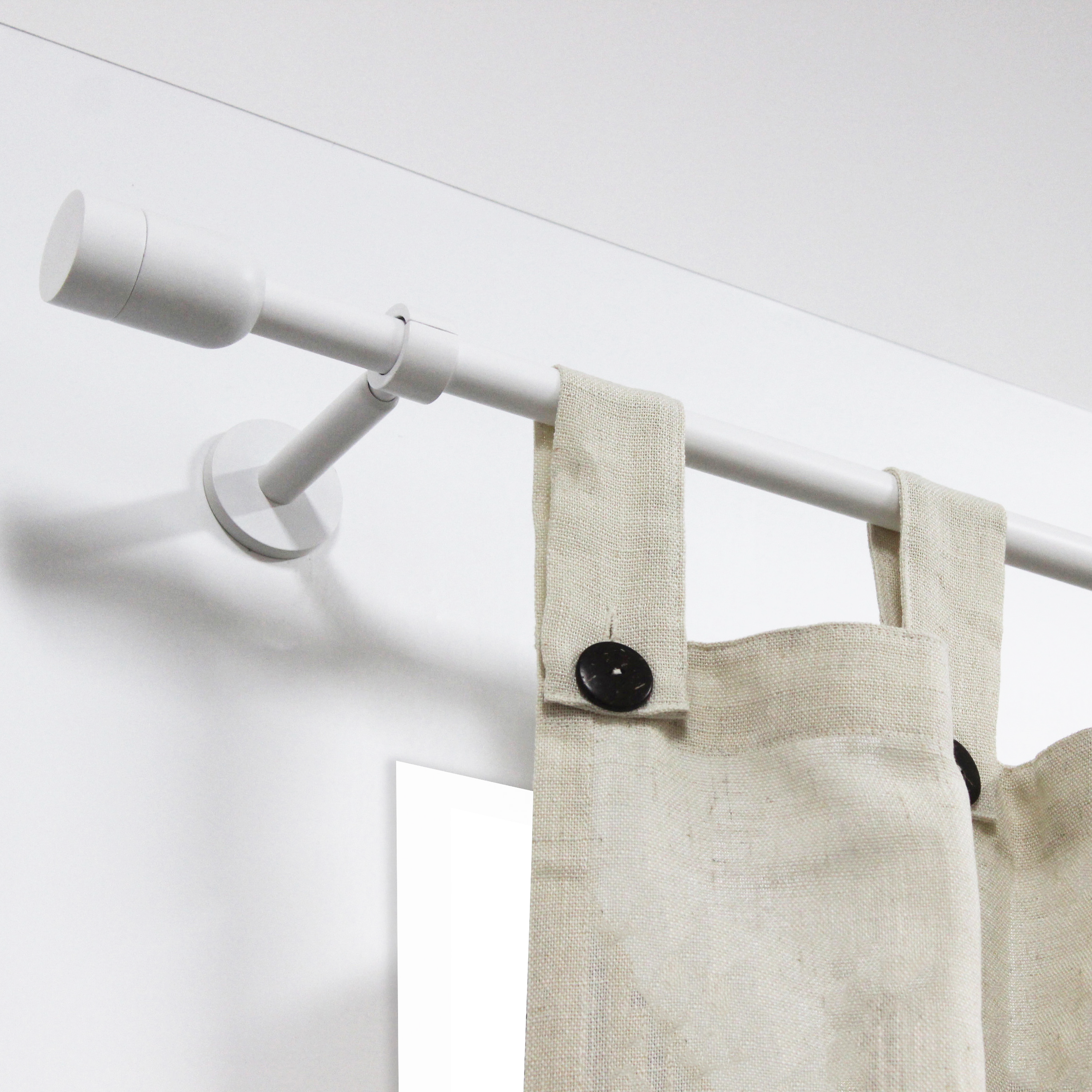 INSPIRE Наконечники «Облонг» для карнизов — белые матовые, 2 шт 82549305 STLM-0029521 - Вид №4