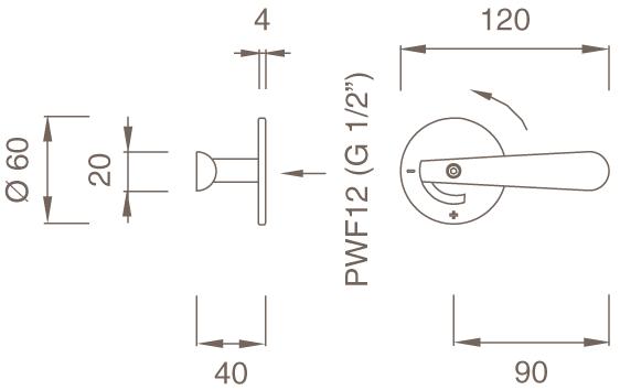 Ceadesign Запорный клапан из нержавеющей стали Lutezia Ltz 71 - Вид №2