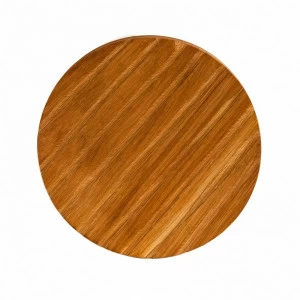 Разделочная доска деревянная круглая без ручки 24 см "Поле" коричневая FUGA ДОСКИ РАЗДЕЛОЧНЫЕ 123531 Коричневый