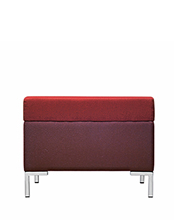 Abaco 753 Модульная система сидений. Сиденье мягкое. Стальной каркас. Пуф-модуль L 60 см. Et al. Abaco