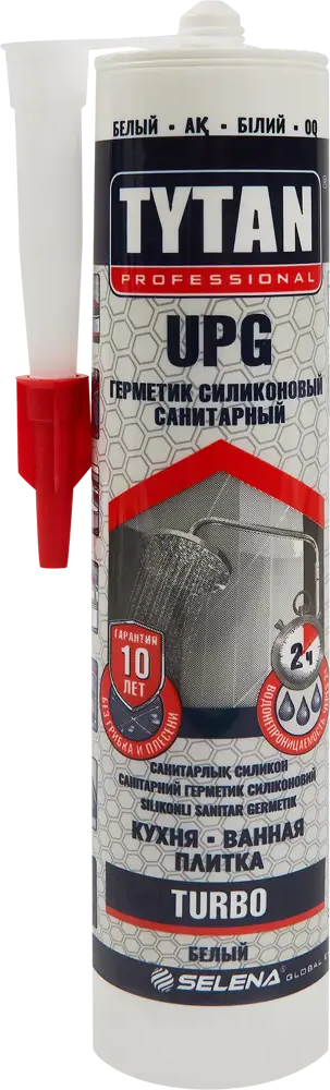 Санитарный силиконовый герметик Tytan UPG Turbo с защитой от плесени 85544111