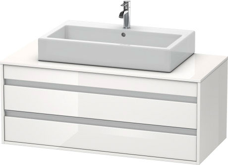 KT665601414 Тумбочка подвесная Ketho #KT6656 1200 x 550 мм Терра, декор Duravit - Вид №2