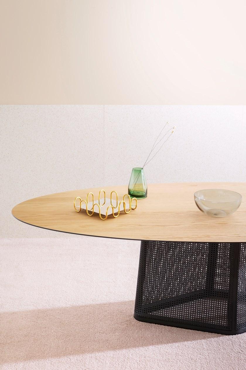 Miniforms Стол из венской соломы и дерева Colony sun-id-1426642 - Вид №1